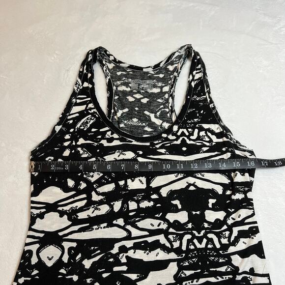 Converse One Star Scoop Neck Abstract Print Tank Size L Stretch Casual Summer - Picture 6 of 7